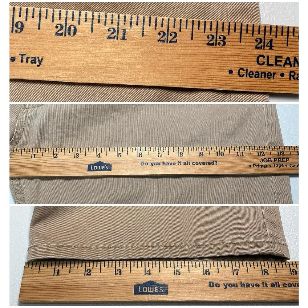 Polo Ralph Lauren 650 Straight 5 Pocket Pants 38x32 Twill Brown